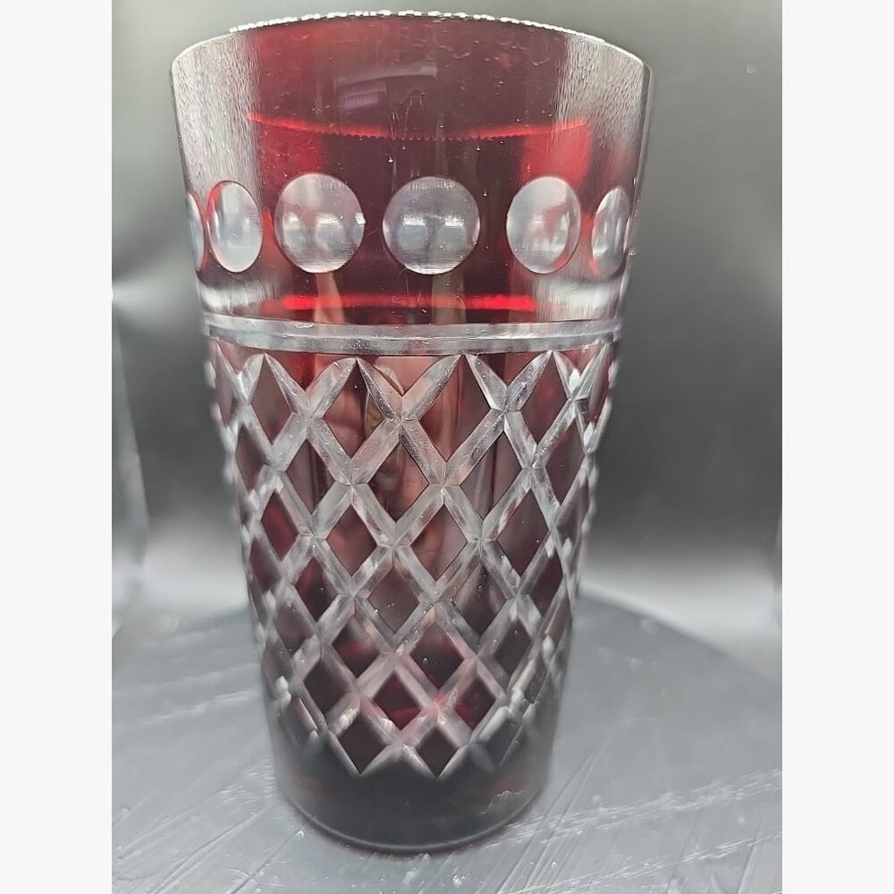 Ruby Highball Triumph collection by Imperial Estate Cut-To-Clear Tumbler Photos!